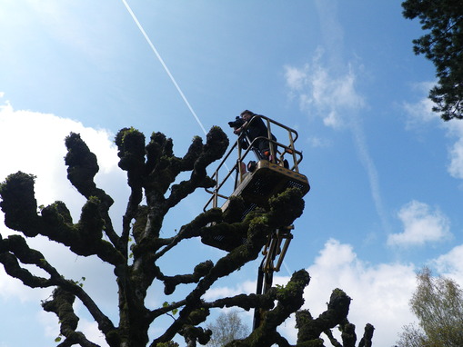 Werbefotografie im Schweben